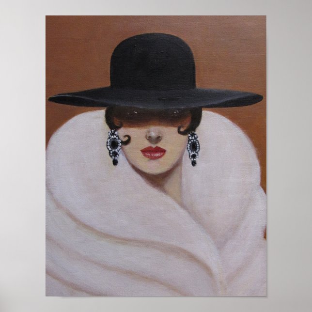 ART DECO WOMAN POSTER (Framsidan)