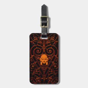 Art Deco Wrostycken Järn Travel Luggage Tag Bagagebricka