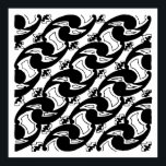 Art Deco Yin-Yang Mönster Poster<br><div class="desc">Renderad från en skiss i mitt arkiv över den övergivna teckningen från 1920:s konststudio Aaron Broun,  denna konst deco taoistic reverie på den gamla yinyang,  skapat med en nominell 12"X12"-storlek i åtanke.</div>