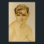 Art Deco Young Man Bare Chsted" av Gerda Wegener Poster<br><div class="desc">Ta med Gerda Wegeners tidlösa målning "Young Man Bare Chsted" till liv med denna vackra poster. Denna fantastiska teckning från 1938, med art nouveau och konsten deco stil, fångar en ung mans obarmhärtiga kropp och är ett viktigt tillskott till din moderna konstsamling. Hämta din poster eller ladda ned den omedelbart...</div>