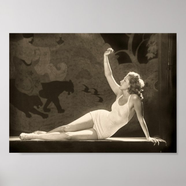 Art Deco Zeigfeld Girl Poster (Framsidan)