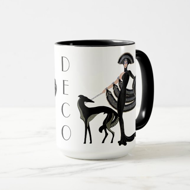 Art décoBorzoimugg Mugg (Framsida höger)
