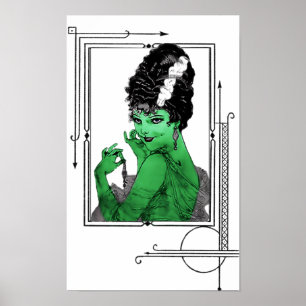 Art décobrudaffisch poster