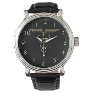 Art décoCaduceus Armbandsur