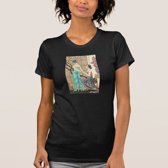 Art décodamer vid fönstret t shirt (Framsida)