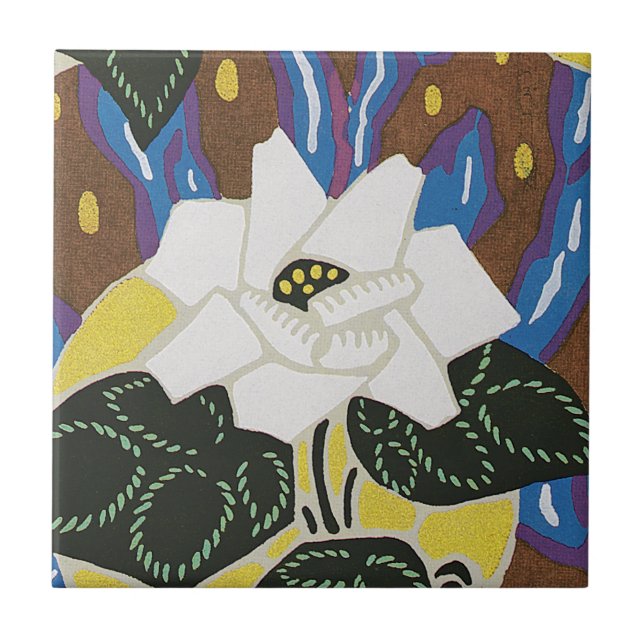 Art décodesign #12 på Sunshinedazzle Kakelplatta (Framsidan)