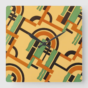 Art décodesign #7 på Emporio Moffa Fyrkantig Klocka