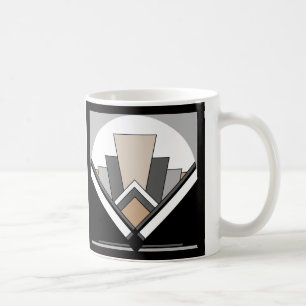Art décofläktuttryck kaffemugg