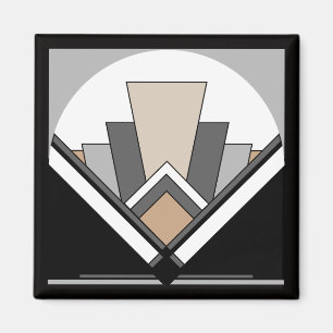 Art décofläktuttryck magnet