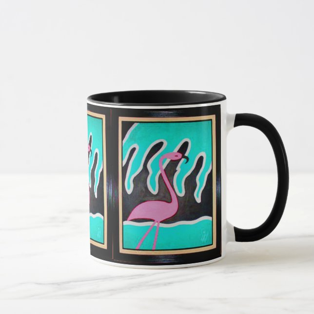 Art décoFlamingos Mugg (Höger)