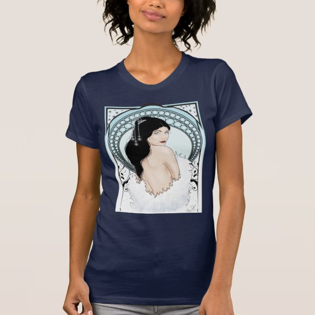 Art décoflicka tee shirt (Framsida)