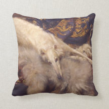 Art décoglamourborzoien kudder