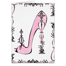 Art décokort för Eau de Hälsningskort