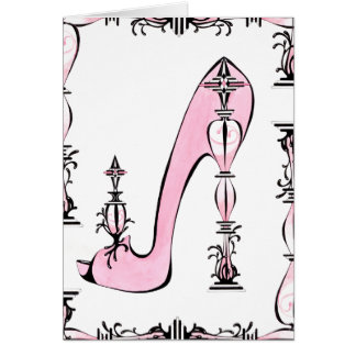 Art décokort för Eau de Hälsningskort