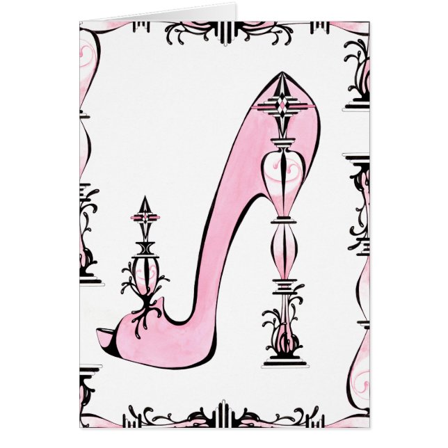 Art décokort för Eau de Hälsningskort (Framsidan)