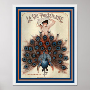 Art décoLa tävlar Parisienne 16 x affisch 20