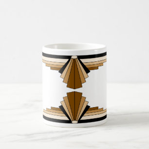 Art décolagrar i solbränna kaffemugg