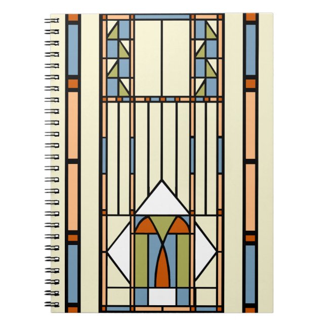 Art décomålat glass anteckningsbok (Framsidan)