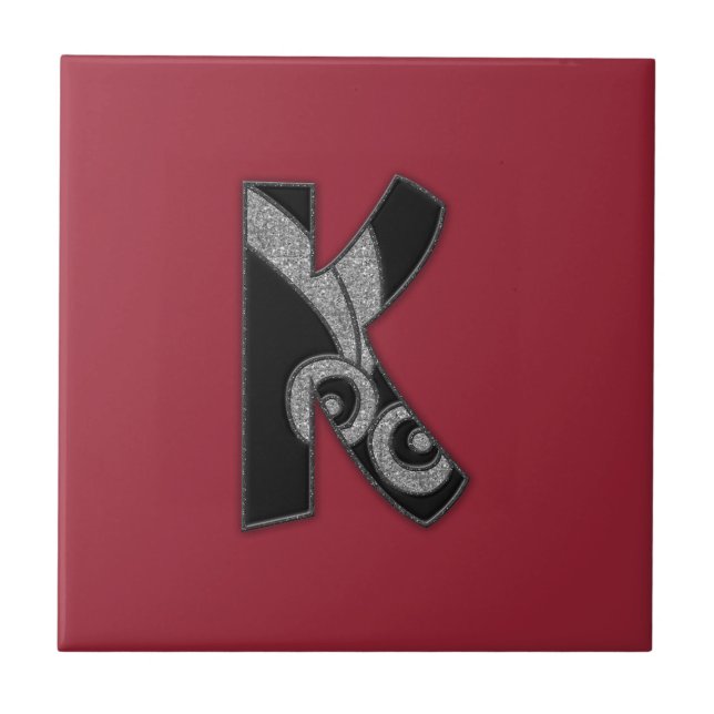 art décomonogram - K Kakelplatta (Framsidan)