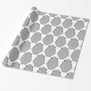 Art décomotivmönster presentpapper