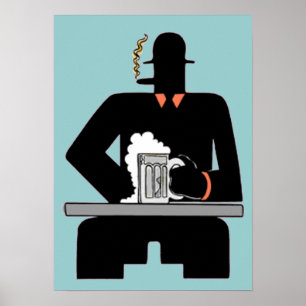 Art décoölsupare poster