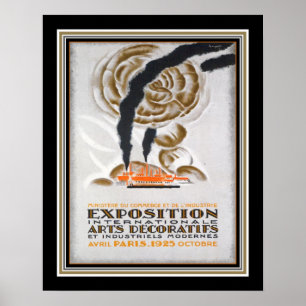 Art décoParis utläggning 1925 Poster