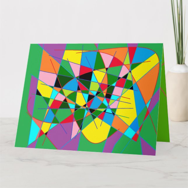 Art decor 2-meddelande för mönster och grattisar kort (Framsida)