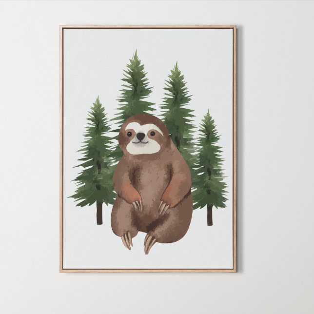 Art Decor of Nursery Decor Woodland Animal Wall Poster (Nursery Decor Woodland Animal Wall Art Decor)