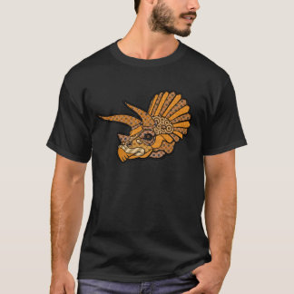 Art décotriceratopsorange t-shirt