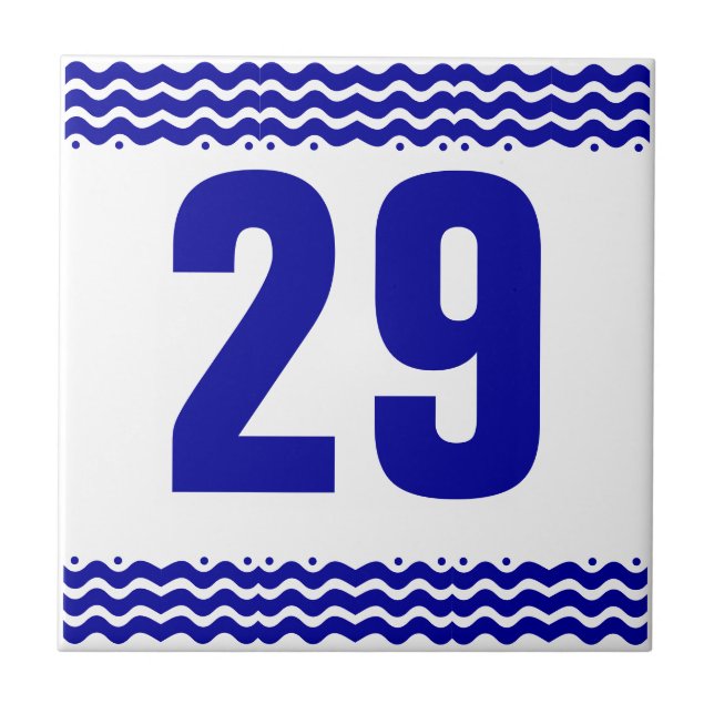 Art décovågar numrerar belägger med tegel kakelplatta (Framsidan)
