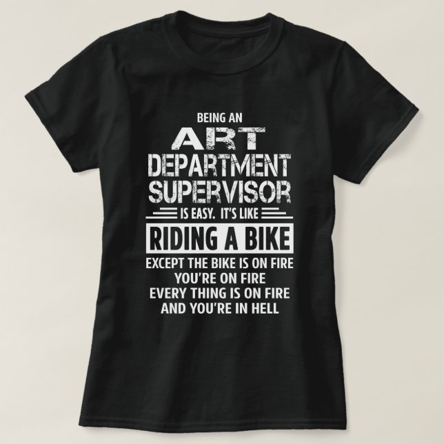 Art Department Supervisor T Shirt (Design framsida)