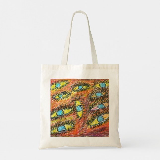 Art Design Tote Bag Tygkasse (Baksida)