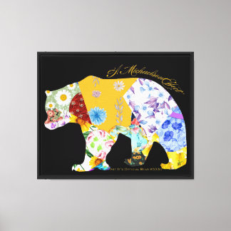 Art Det är Officiell Bear #0033d - A MicaelsonEffe Canvastryck