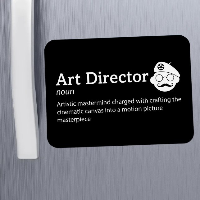 Art Director Definition - Film Artist 3" x 4" Flex Magnet (Skapare uppladdad)