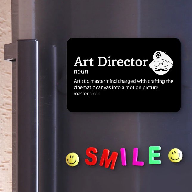 Art Director Definition - Filmbesättning 4 tum x 6 Magnet (Skapare uppladdad)