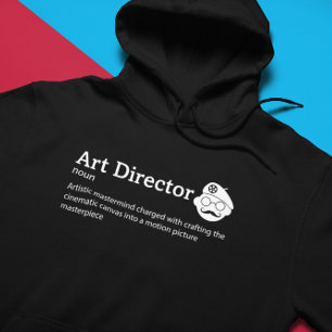 Art Director Definition Mörk Mode - Film Crew Hoodie