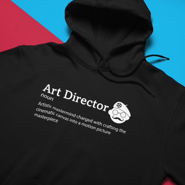 Art Director Definition Mörk Mode - Film Crew Hoodie (Skapare uppladdad)
