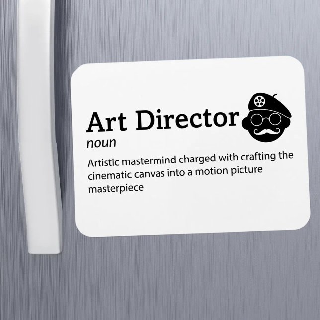 Art Director Definition - Movie Magic 3 tum x 4 tu Magnet (Skapare uppladdad)