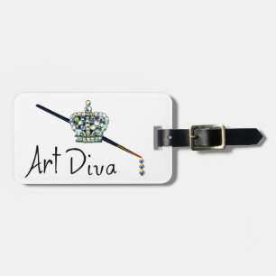 "Art Diva" Luggage Tag Bagagebricka