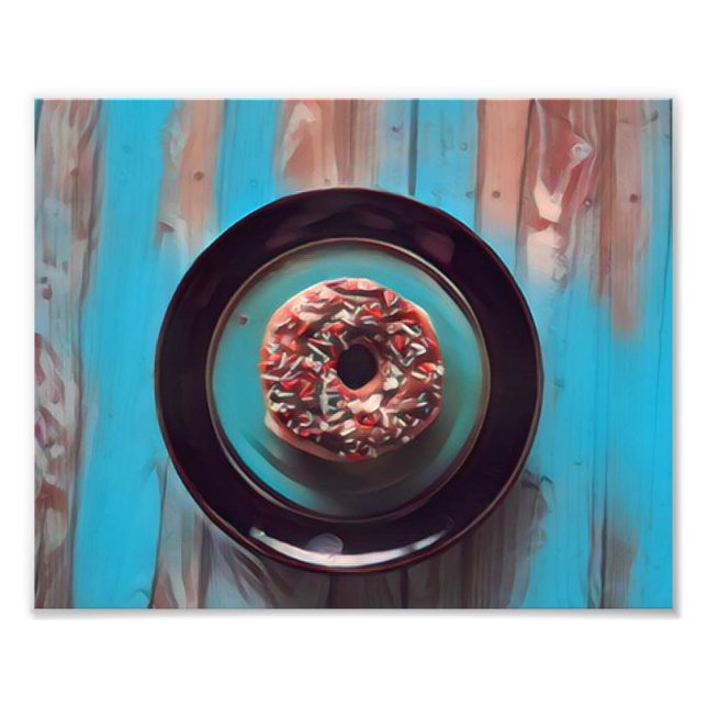 Art Donut Fototryck (Framsidan)