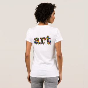 Art Dripping Paint School och Lärare T Shirt