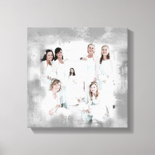 Art Effect-familjfoto Bröllop Porträtt Canvastryck