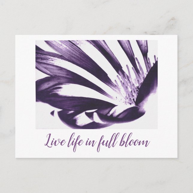 Art efter Heather Live-livet i fullt-blåkort Vykort (Framsida)