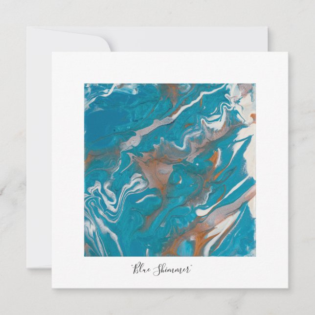 Art efter Heather Square-kort Julkort (Framsida)