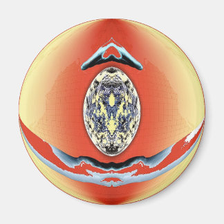 Art efter Utomjordingar - Medallion Magnet