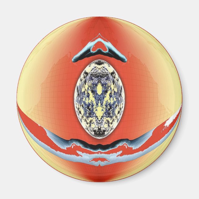 Art efter Utomjordingar - Medallion Magnet (Framsidan)