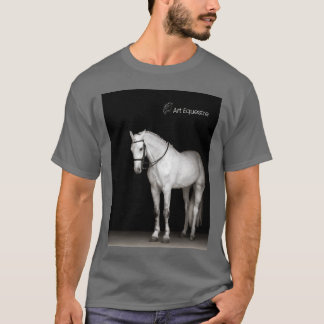 Art Equestre equestrian mode, vit hästpojke T Shirt