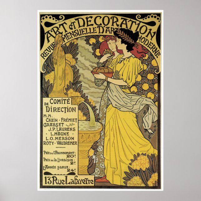 Art et Dekoration Poster (Framsidan)