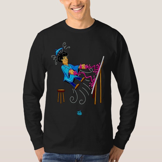Art Explosion  Kreativ målning T Shirt (Framsida)
