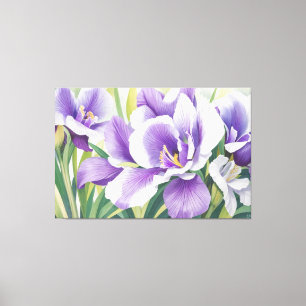 *~* ART Fantasy Blommigt TV2 Stretched Kanvastryck